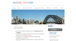 Desktop Screenshot of english-institute.net